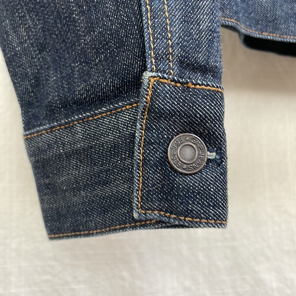 Vintage GAP Stretch Jean Jacket NWOT dark wash - Picture 6 of 16